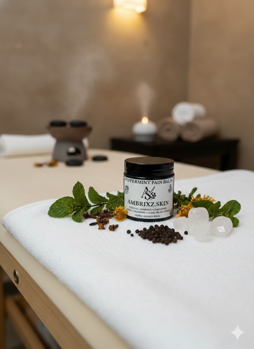 PEPPERMINT PAIN BALM 4oz