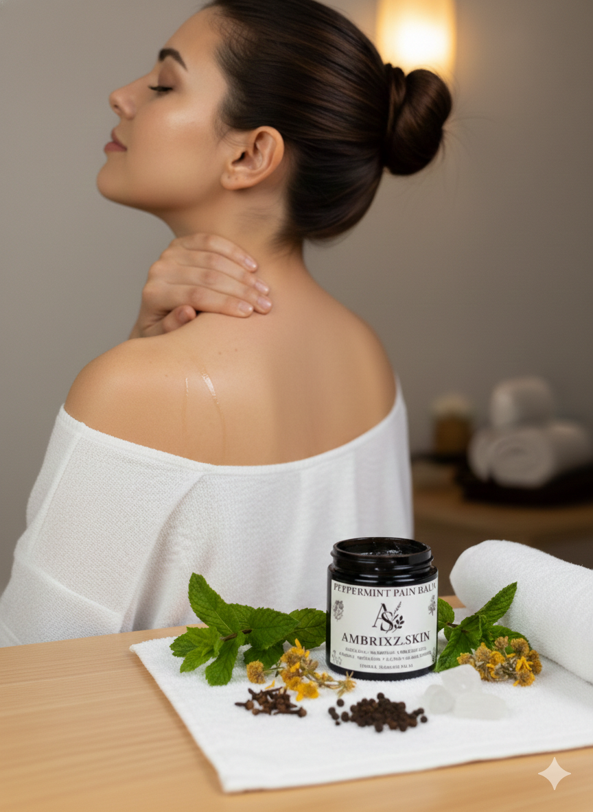 PEPPERMINT PAIN BALM 4oz