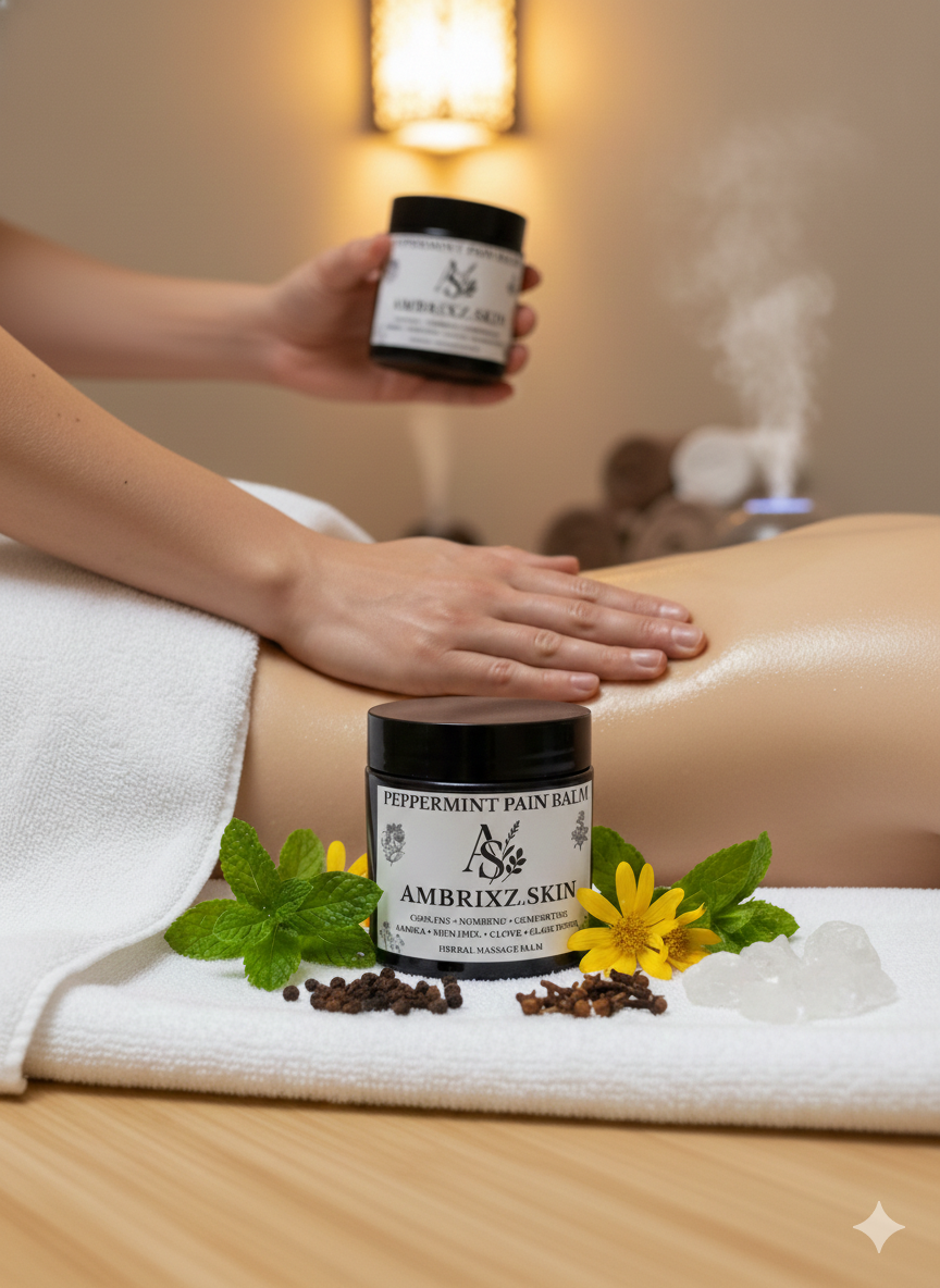 PEPPERMINT PAIN BALM 4oz