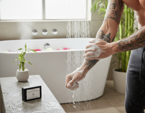 Gemini Two-Faced lava Bar Soap